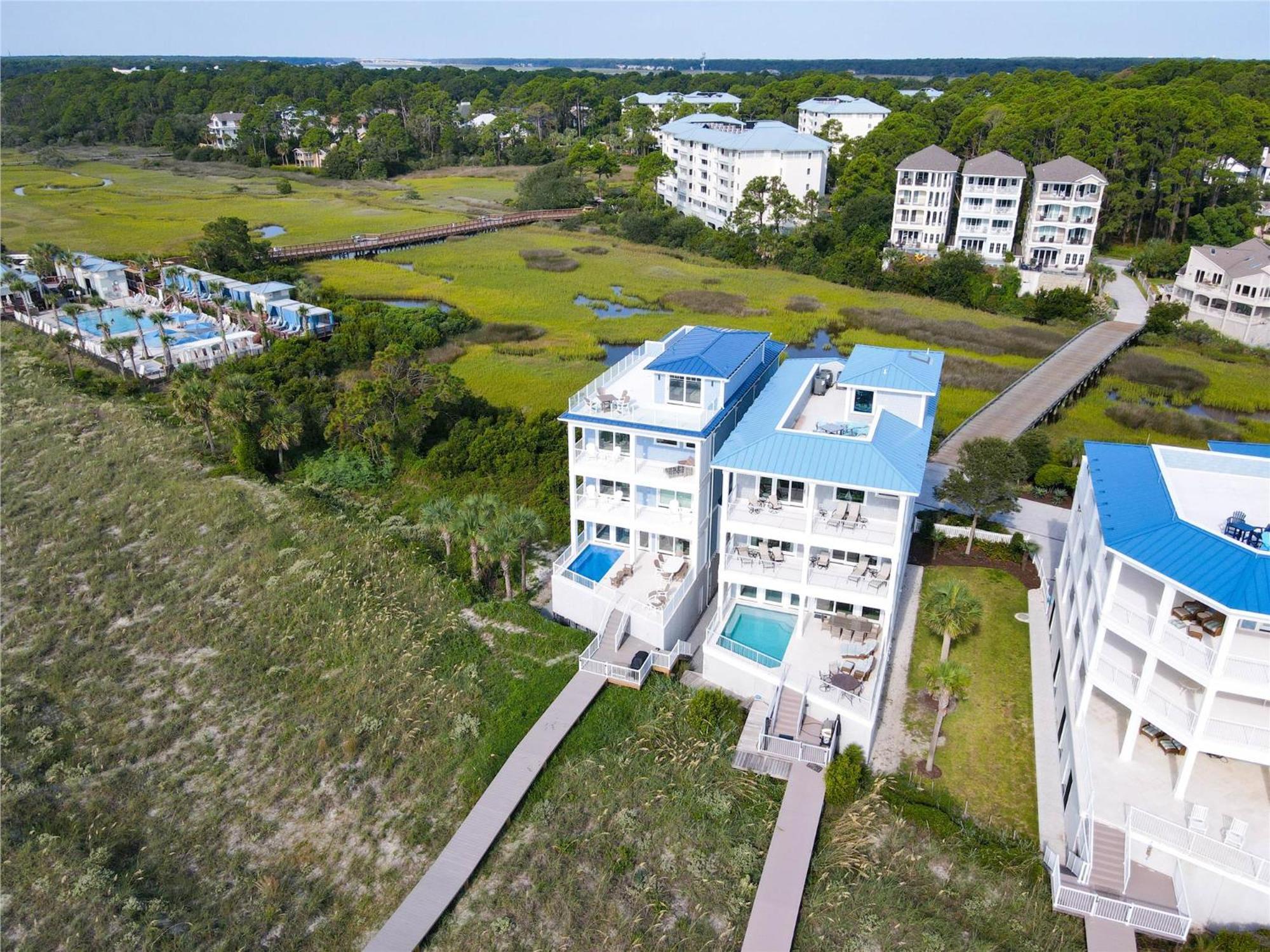 8 Terra Bella Trace- Oceanfront, 6 Primary Rooms, Pool, Roof Top, Free Activities Included Hilton Head Island Exteriér fotografie
